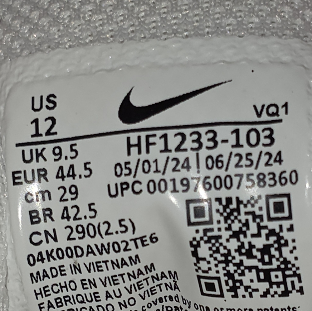 12 NIKE AIR MAX Nuaxis White Pink Red Stardust - Picture 10 of 10